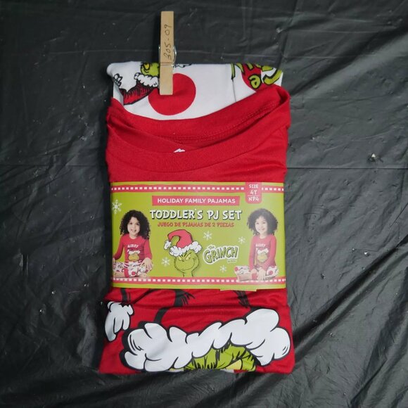 Dr. Seuss The Grinch Matching Family Pajamas Kids Size 6 Youth Christmas PJ - Picture 4 of 5